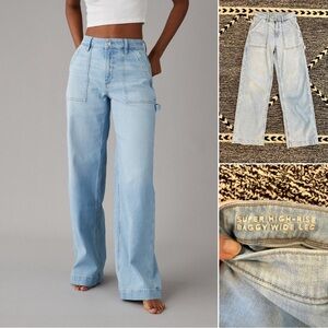 American Eagle Super High-Rise Baggy Wide Leg Jean